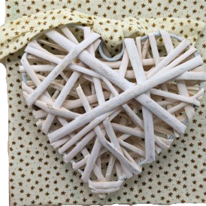 Tableau Coeur blanc - Esprit bohème et nature